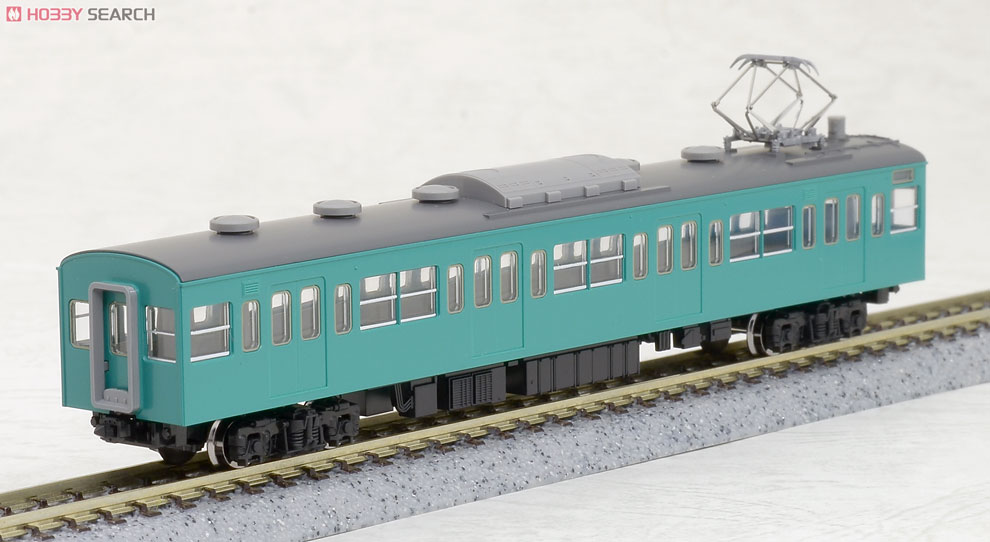 国鉄 103系 通勤電車 (初期型冷改車・エメラルドグリーン) (増結・2両セット) (鉄道模型) 商品画像2