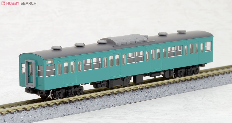 国鉄 103系 通勤電車 (初期型冷改車・エメラルドグリーン) (増結・2両セット) (鉄道模型) 商品画像6