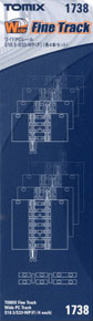 Fine Track Wide PC Track S18.5-S33-WP(F) (each 4) (Model Train)