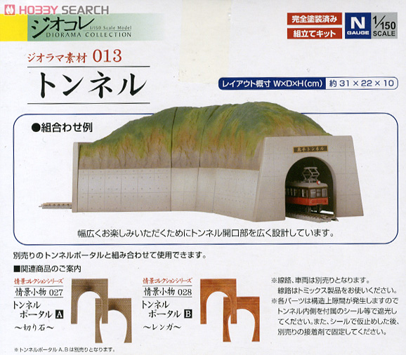 ジオラマ素材 013 トンネル (鉄道模型) 商品画像3