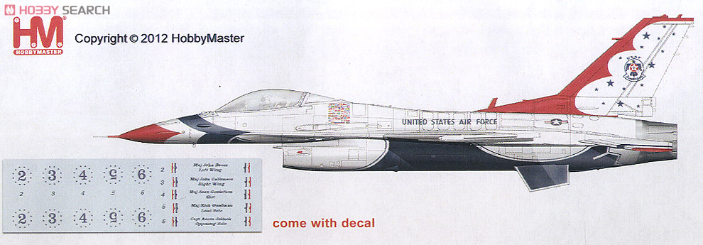 ★宮沢模型限定 F-16C `サンダーバーズ` (完成品飛行機) その他の画像1