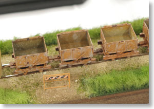 (HOn) 鉱石トロッコA (2両・組み立てキット) (鉄道模型)