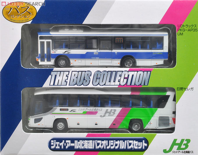 ザ・バスコレクション ジェイ・アール北海道バス オリジナルバスセット (2台セット) (鉄道模型) パッケージ1