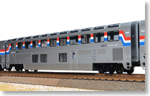 (HO) Amtrak Superliner Lounge PhaseIII #33010 (Model Train)
