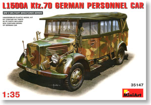 ドイツ軍 L1500A Kfz.70 兵員輸送車 (プラモデル)