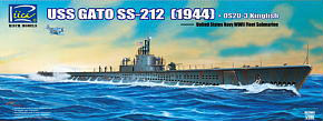 米 ガトー級SS-212潜水艦1944年 (プラモデル)