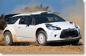 シトロエン DS3 WRCラリー仕様 (ホイールとタイヤ2セット) ホワイト (ミニカー)