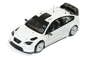 フォード・フォーカス RS WRC08 2009ラリー仕様 (ホイールとタイヤ2セット) ホワイト (ミニカー)