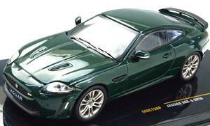 ジャガー XKR-S 2010 ブリティッシュレーシンググリーンメタリック(シルバーホイール) (ミニカー)