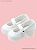 Round Toe Strap Shoes (White) (Fashion Doll) Item picture2