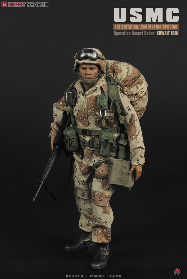 ソルジャー・ストーリー 1/6 アメリカ海兵隊 第1大隊 第2海兵師団 湾岸戦争 (「砂漠の剣」作戦 1991年) (ドール) 商品画像12