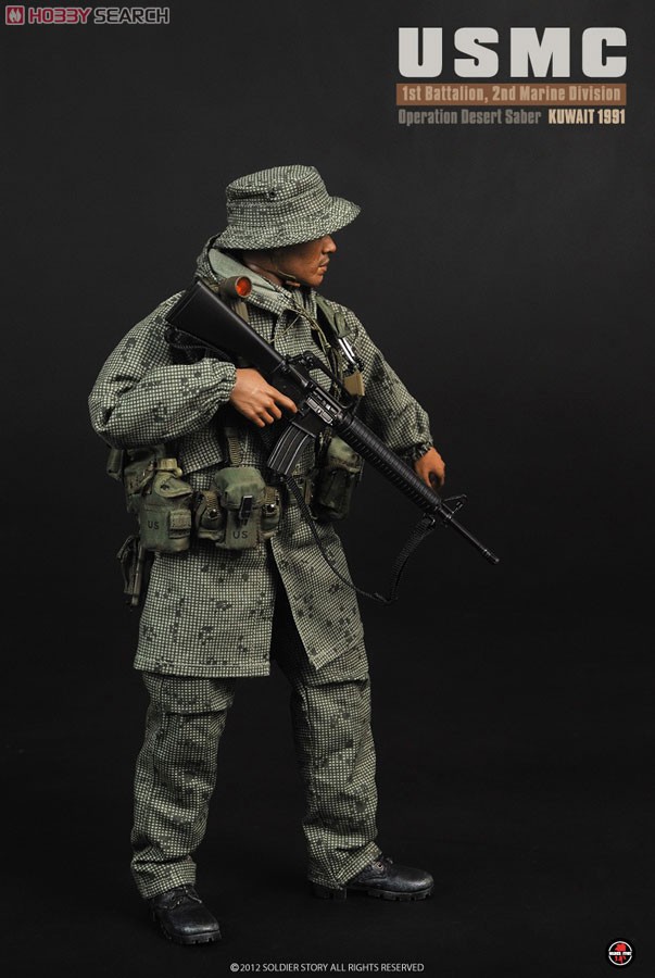 ソルジャー・ストーリー 1/6 アメリカ海兵隊 第1大隊 第2海兵師団 湾岸戦争 (「砂漠の剣」作戦 1991年) (ドール) 商品画像6