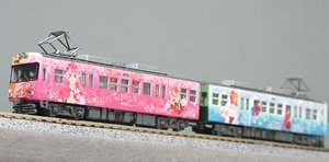 Keihan Type 600 `Chihayafuru` Wrapping Train Two Car Set (2-Car Unassembled Kit) (Model Train)