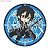 Pikuriru! Sword Art Online Rubber Coaster Kirito (Anime Toy) Item picture1