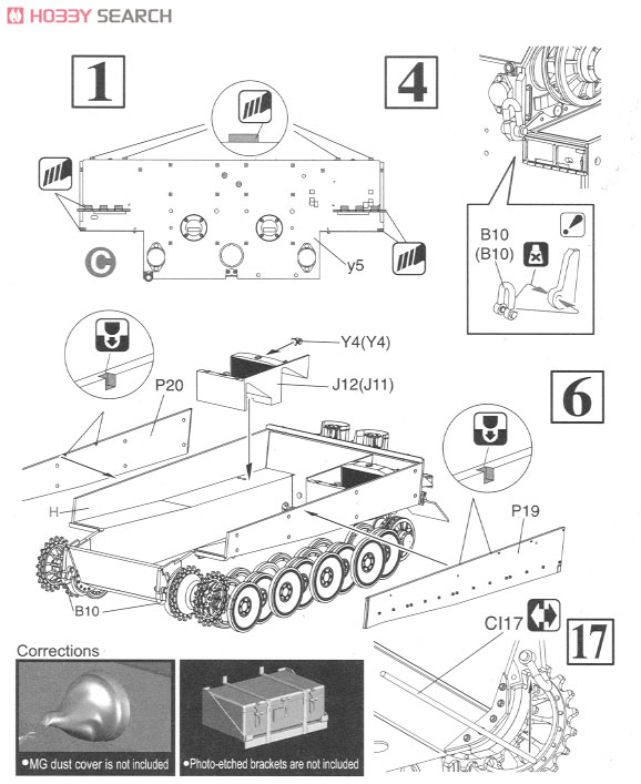 WW.II ドイツ軍 ティーガーI　初期生産型 第1SS装甲師団 東部戦線 1943 (プラモデル) 設計図8