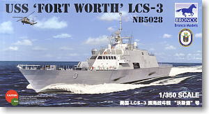 米・沿海域戦闘艦 LCS-3 フォートワース (プラモデル)