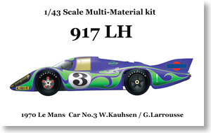 1/43 917LH `70 ver.B Le Mans 24hours Car No.3 W.Kauhsen / G.Larrousse (Metal/Resin kit)