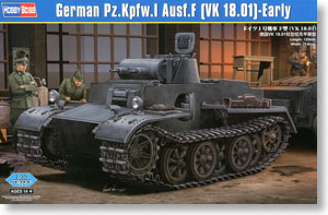 German Pzkpfw.I Ausf.F (VK1801)-Early (Plastic model)
