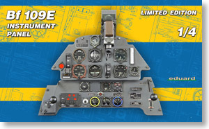 メッサーシュミット Bf109E 計器盤 (プラモデル)