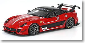 フェラーリ 599XX EVO Infineon 2012 ロッサコルサ/ダークシルバー No.11 限定100個 (ミニカー)