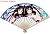K-on! the Movie Mio & Azusa Nekomimi Folding Fan (Anime Toy) Item picture1