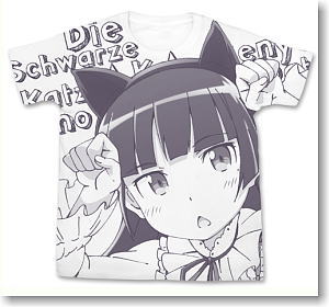 Ore no Imouto ga Konna ni Kawaii Wake ga Nai Kuroneko T-shirt White XL (Anime Toy)
