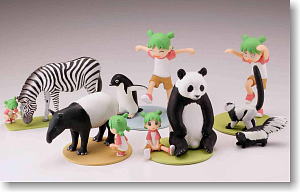 CapsuleQ Fraulein Yotsuba & Monochrome Animals Figure Collection 2 24 pieces (Completed)
