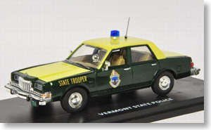 1985 Dodge Diplomat Police `Vermont State Police` (ミニカー)