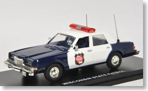 1985 Dodge Diplomat Police `Wisconsin State Police` (ミニカー)