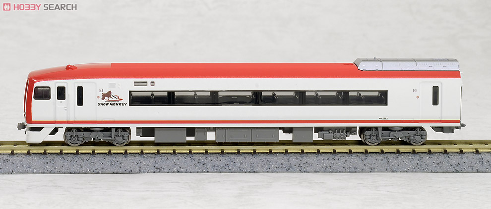 長野電鉄 2100系 (スノーモンキー・E2編成・新塗装) (3両セット) (鉄道模型) 商品画像1
