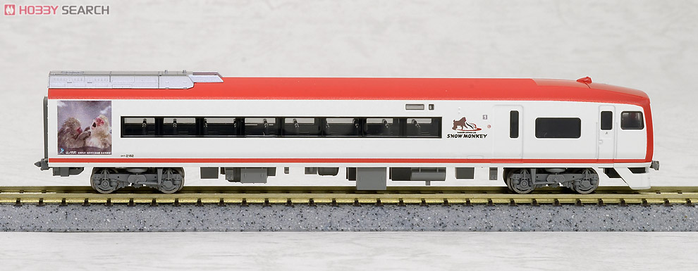長野電鉄 2100系 (スノーモンキー・E2編成・新塗装) (3両セット) (鉄道模型) 商品画像5