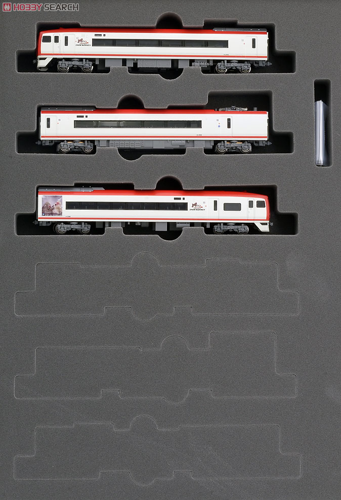 長野電鉄 2100系 (スノーモンキー・E2編成・新塗装) (3両セット) (鉄道模型) 商品画像6