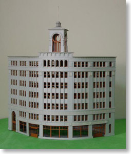 [都市の町並み vo.1] 都会の商業ビル (組み立てキット) (鉄道模型)