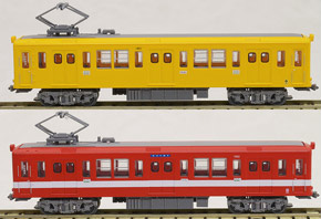 The Railway Collection Choshi Electric Railway Deha1000 Type (Eidan Subway Reproduction Color) (2-Car Set) (Model Train)