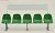 (1/12) EK-02 Station Bench (Green) (Model Train) Item picture1