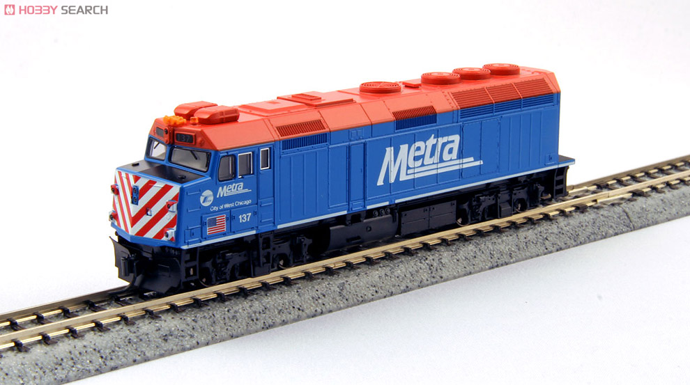 F40PH Chicago METRA (シカゴメトラ) `City of West Chicago` (No.137) ★外国形モデル (鉄道模型) 商品画像1