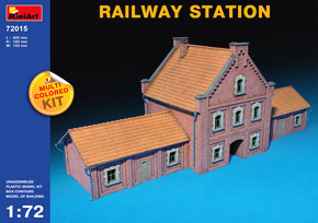 RAILWAY STATION (Multi Colored Kit) (Plastic model)