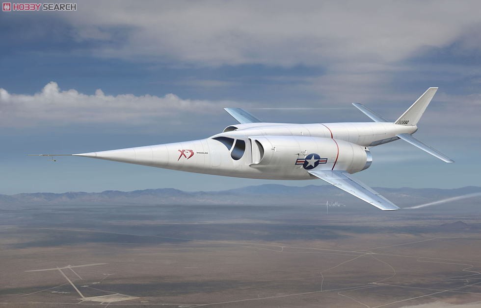 アメリカ空軍 ダグラス X-3 スティレット 超音速実験機 (2機セット) (プラモデル) その他の画像1