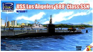 米・ロサンゼルス級攻撃型原潜688型+ミステック深海救助艇 (プラモデル)