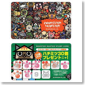 Monster Hunter IC Card Sticker (Airou) (Anime Toy)