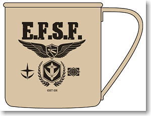 Gundam E.S.F.S. Stainless Mug Cup (Anime Toy)