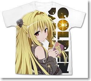 To Love-Ru Darkness Golden Darkness Full Graphic T-shirt White XL (Anime Toy)