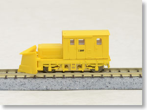 Snow Disposal Motor Car TMC100BS (Three Window/Yellow) (w/Motor, Russel Head) (Model Train)