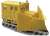 Snow Disposal Motor Car TMC100BS (Three Window/Yellow) (w/Motor, Russel Head) (Model Train) Item picture4