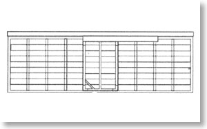1/80 9mm Boxcar Kujukuri Kewa50 Body Kit (1-Car Unassembled Kit) (Model Train)