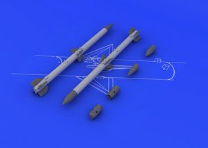 AIM-120C 空対空ミサイル (2個入り) (プラモデル)