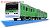 Loves Fun Train Series, Series E231 `Green` Yamanote Line (Green Color 50th Anniversary Wrapping Train) (3-Car Set) (Plarail) Item picture1