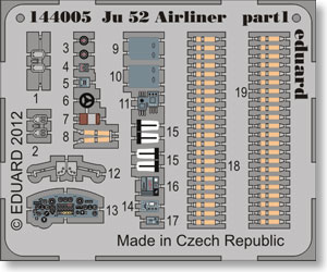 Ju-52 エアライナー 内/外装 エッチングパーツ (プラモデル)