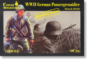 WWII German Panzergrenaidier (Kursk1943) (Plastic model)