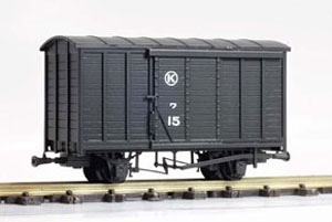 (HOナロー) 頸城鉄道 ワ15 II 有蓋貨車 組立キット リニューアル品 (組み立てキット) (鉄道模型)